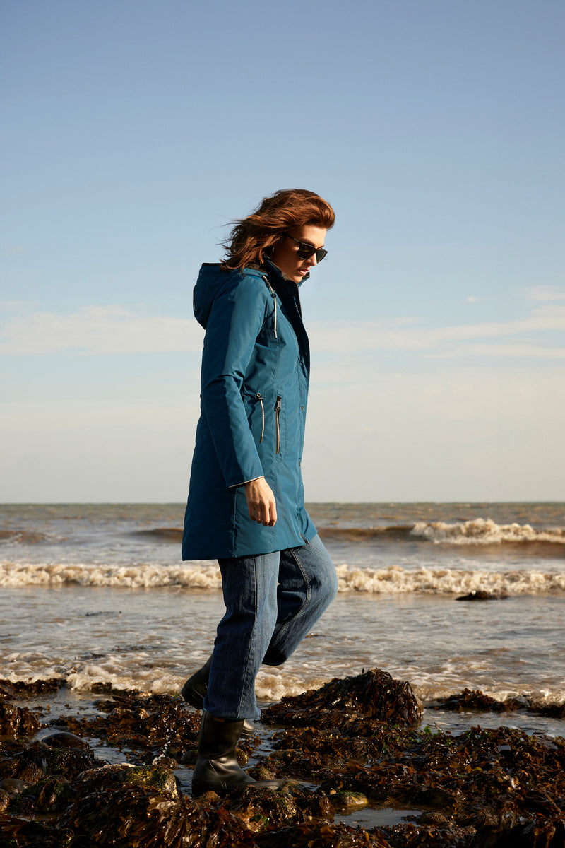 Reversible Jacket - Petroleum/black