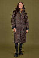 Coat - Light Taupe/black