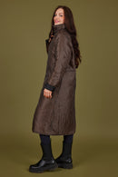 Coat - Light Taupe/black