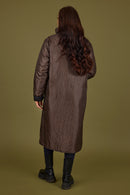 Coat - Light Taupe/black