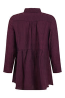PLAIN SHIRT - Wine