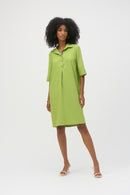 Eggshell Shirt Dress - Greenery