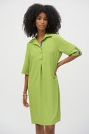 Eggshell Shirt Dress - Greenery