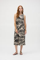Tropical Print Dress - Black/moonstone