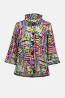 Jacquard Stripe Jacket - Black/multi