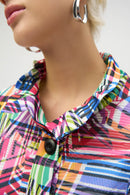 Jacquard Stripe Jacket - Black/multi