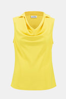 Eggshell Cowl Neck Top - Citrus