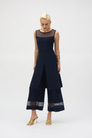 Mesh Sleeveless Tunic - Midnight Blue