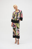 Retro Print Tunic - Black/multi