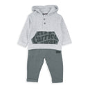 Hoodie 2 Piece Set - Grey