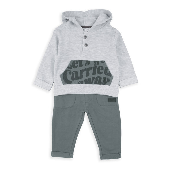Hoodie 2 Piece Set - Grey
