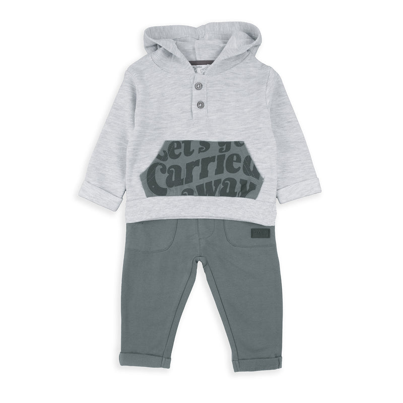 Hoodie 2 Piece Set - Grey