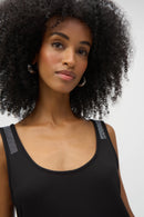 Jersey Sleeveless Top - Black
