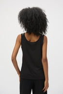 Jersey Sleeveless Top - Black