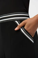 Culotte Pull-On Trouser - Black