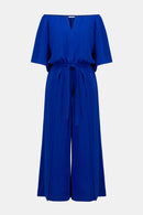 Gauze Culotte Jumpsuit - Royal Sapphire