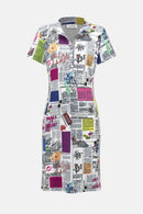 Print Shift Dress - Multi