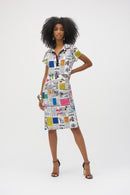 Print Shift Dress - Multi