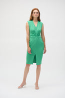 Scuba Crepe Sheath Dress - Garden Green