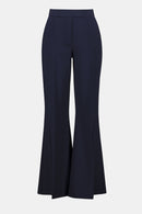 Flared Pull-On Trouser - Midnight Blue