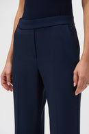 Flared Pull-On Trouser - Midnight Blue