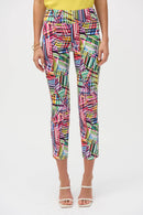 Print Straight Leg Trouser - Black/multi