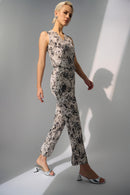 Python Print Straight Leg - Beige/multi