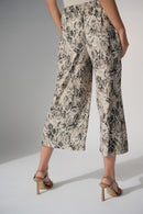 Python Print Pull On Culotte - Beige/multi