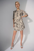 Python Print Straight Dre - Beige/multi