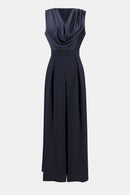 Signature Wide Leg Jumpsuit - Midnight Blue