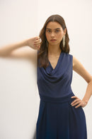 Signature Wide Leg Jumpsuit - Midnight Blue