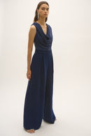 Signature Wide Leg Jumpsuit - Midnight Blue