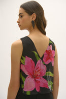 Signature Wide Leg Jumpsuit - Black/multi