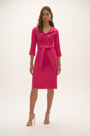 Signature Taffeta Dress - Geranium