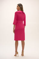 Signature Taffeta Dress - Geranium