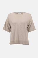 Elbow Sleeve Jumper - Parchment