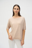 Elbow Sleeve Jumper - Parchment