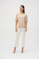 Elbow Sleeve Jumper - Parchment