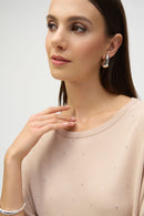 Elbow Sleeve Jumper - Parchment