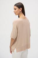 Elbow Sleeve Jumper - Parchment