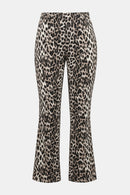 Leopard Print Jean - Beige/black
