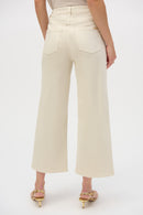 Stretch Culotte Jeans - Greige