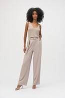 Metallic Rhinestones Camisole - Champagne