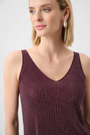 Metallic Camisole - Elderberry