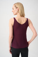 Metallic Camisole - Elderberry