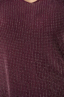 Metallic Camisole - Elderberry