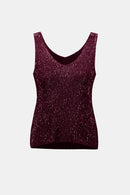 Metallic Camisole - Elderberry
