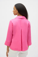 Linen Boxy Top - Bubblegum