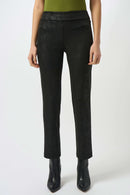 Straight Pull-On Trouser - Black