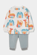 Boys Knit Set - Print